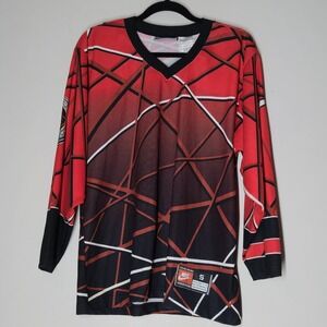 Vintage Nike NHL Street Hockey Jersey Mens Small Red 90s VTG USA Made